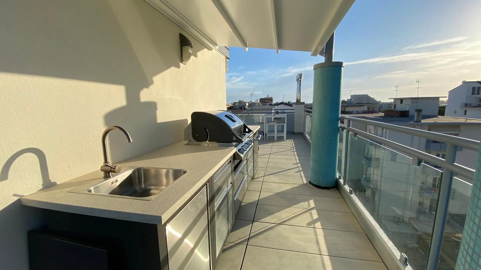 Rooftop Onda Blu Vista Mare - Aria - A 150 Mt Dalla Spiaggia Lido di Jesolo 0*,